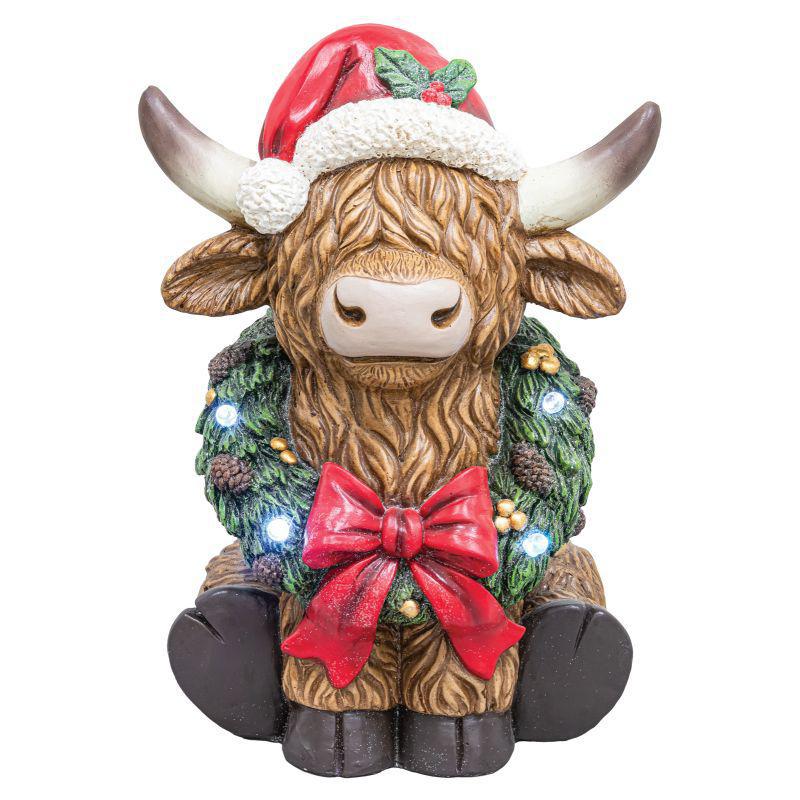 Highland Cow Large Light Up Sitter