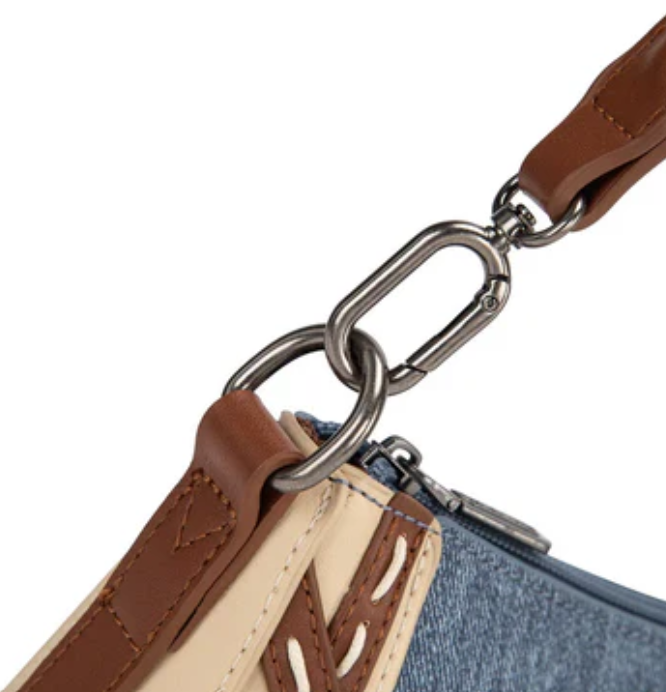 Wrangler Western Chevron Contrast Stitch Satchel Bag