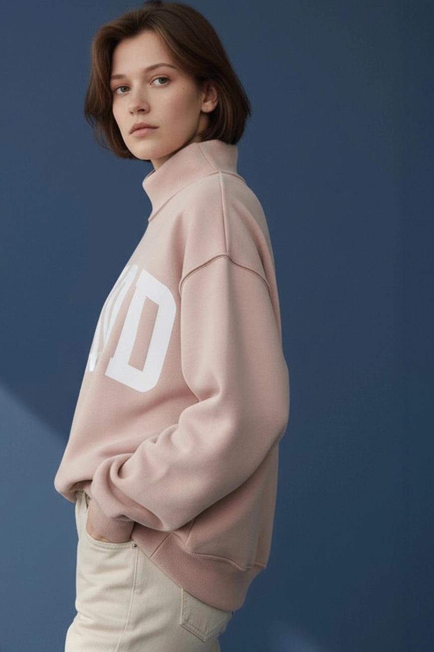 WWJD & Amen Reversible Mock Neck Sweatshirt