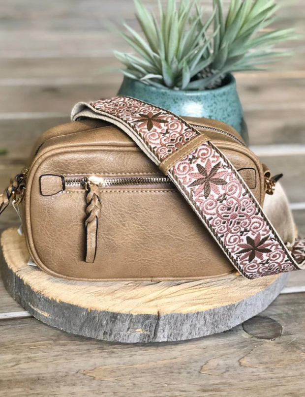 Boho Guitar Strap Crossbody Bag