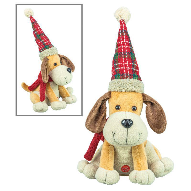 Animated Jingle Bells Rockin' Puppy Tabletop