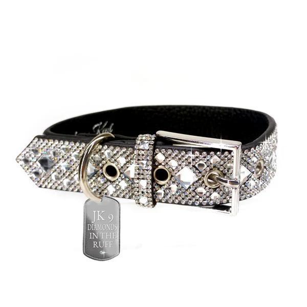 Diamond In the Ruff Dog Collar - SILVER