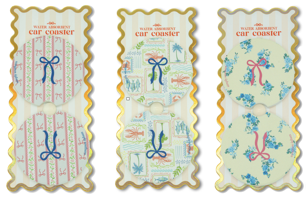 Simply Southern Car Coaster Set