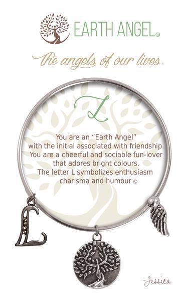 Letter L Earth Angel Bracelet
