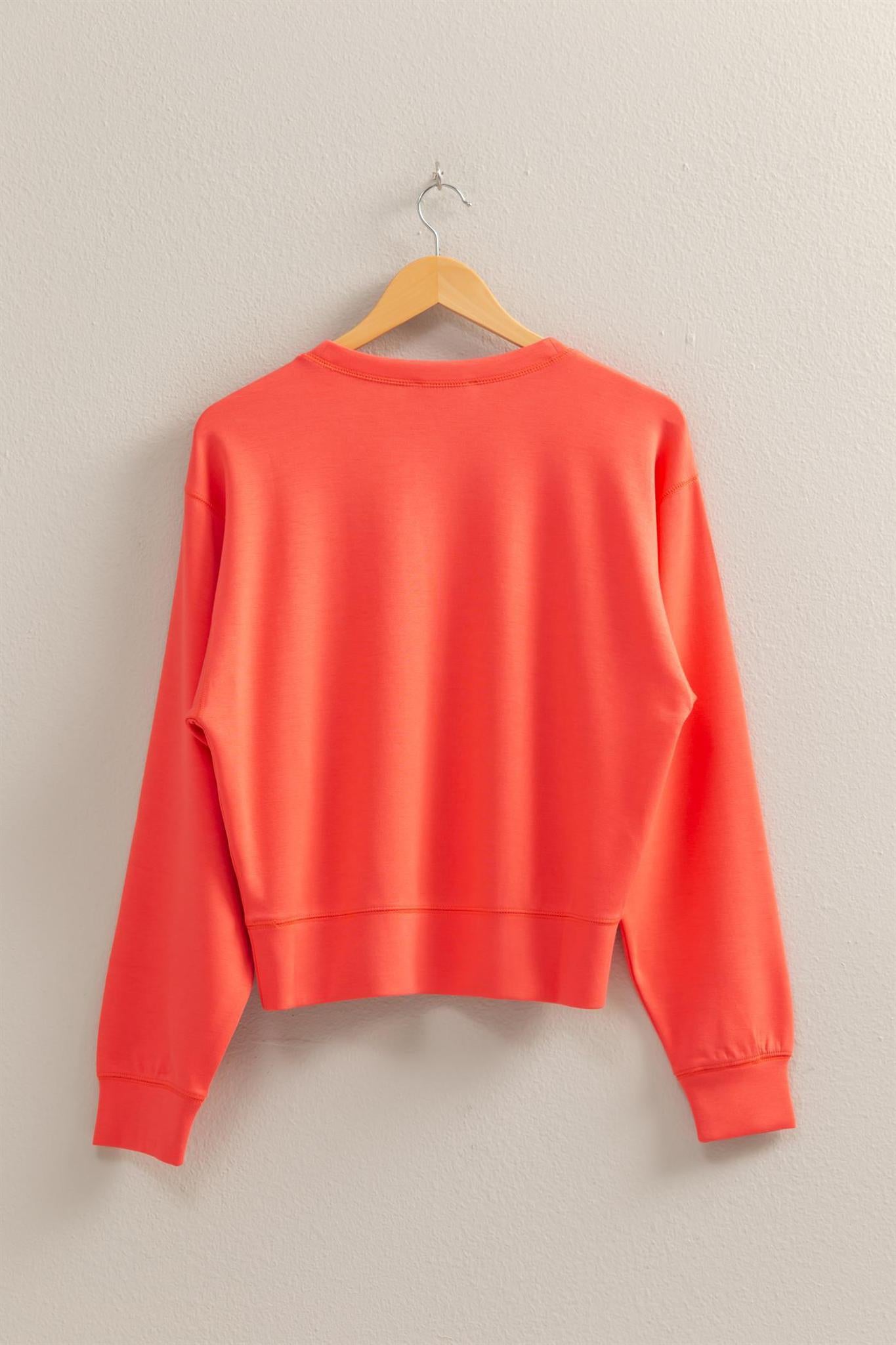 Relaxed Long Sleeve Sweatshirt