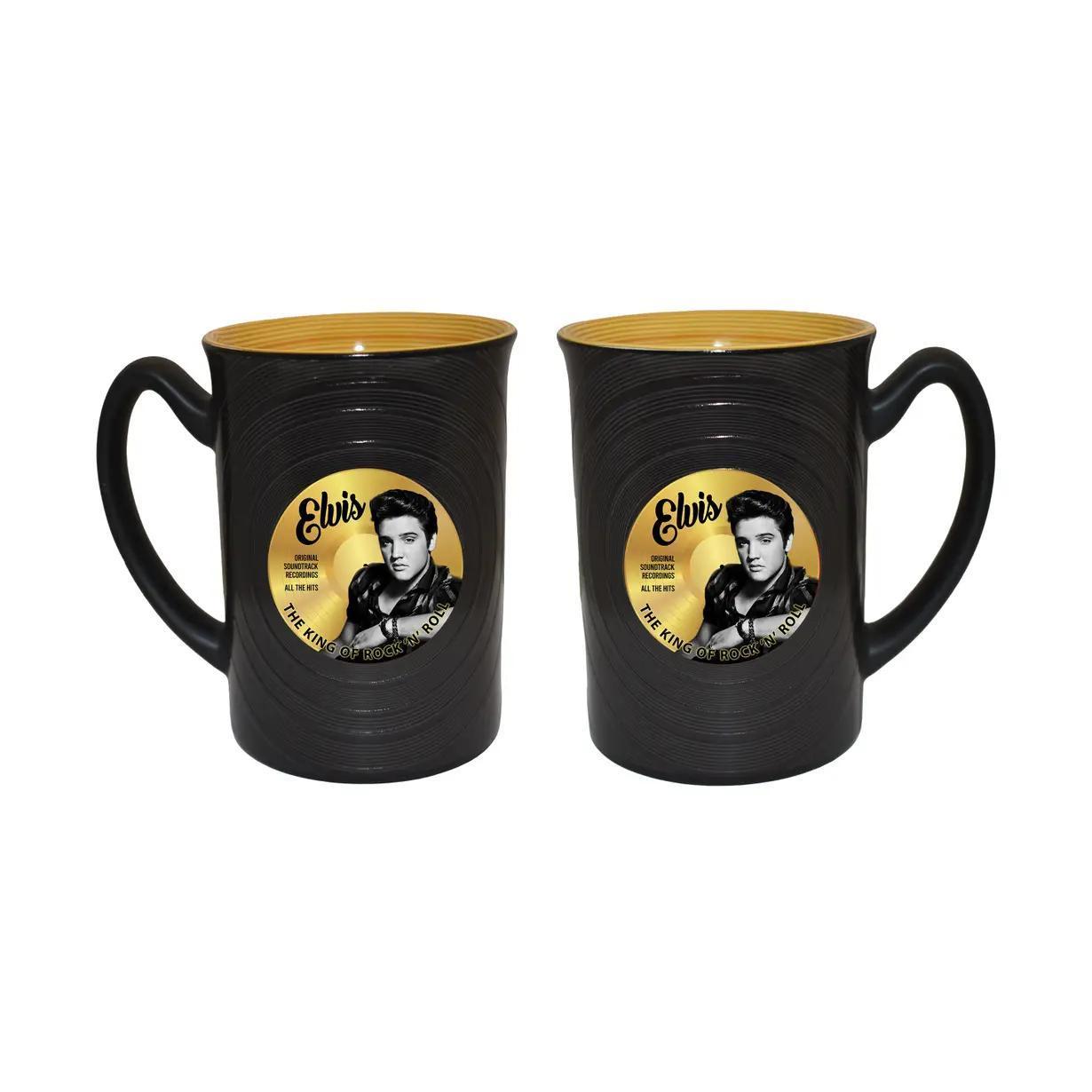 Elvis Mug - Gold Record Embossed
