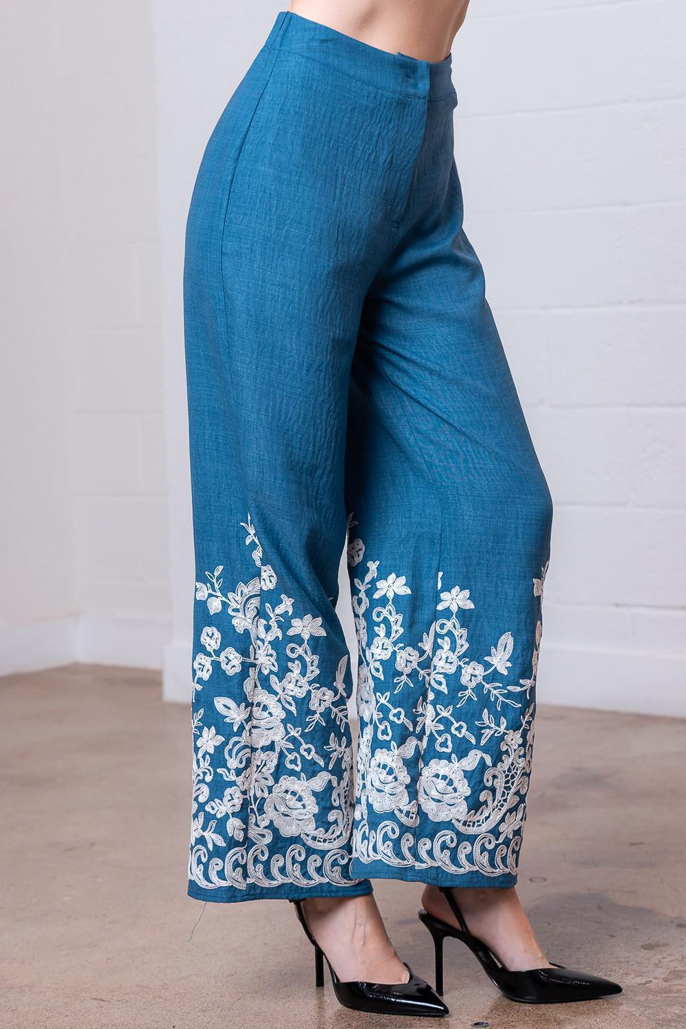 Boarder Embo Western Pants