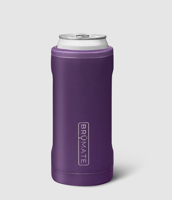 BruMate Hopsulator Slim Can Cooler Amethyst