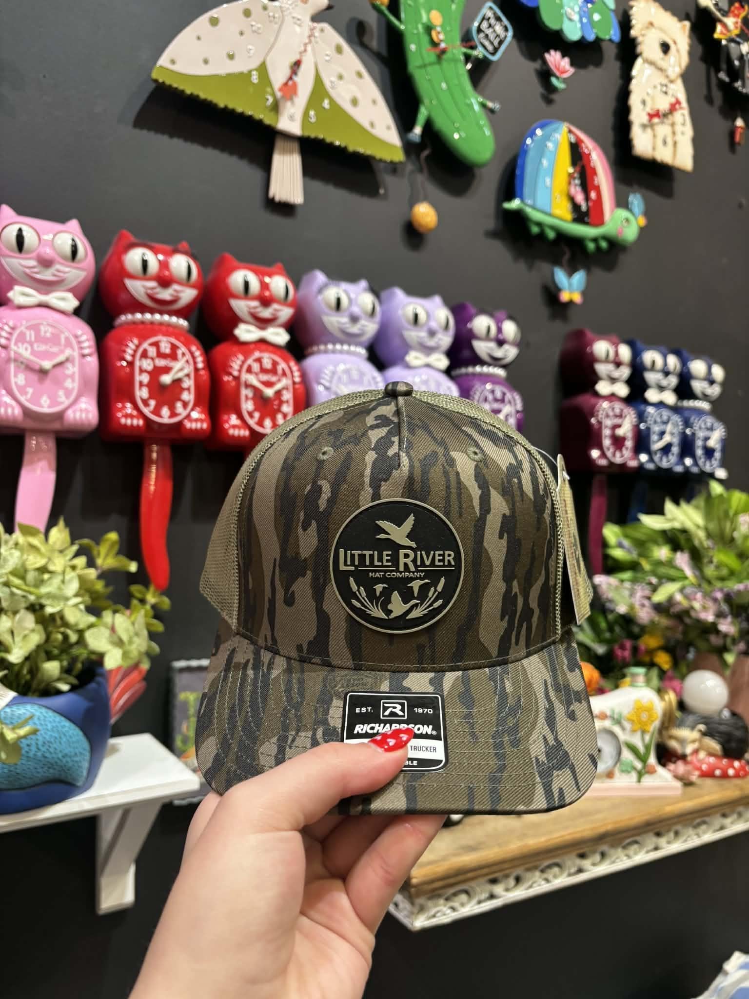 Men's Flying Ducks Rubber Patch Hat