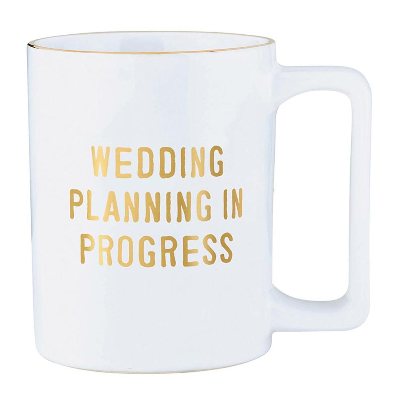 Gold Foil Organic Mug - Wedding Planning