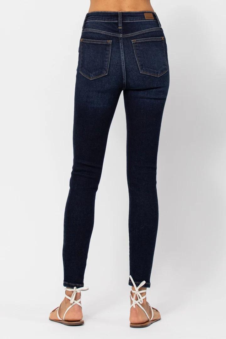 Judy Blue HW Skinny Handsand Jeans