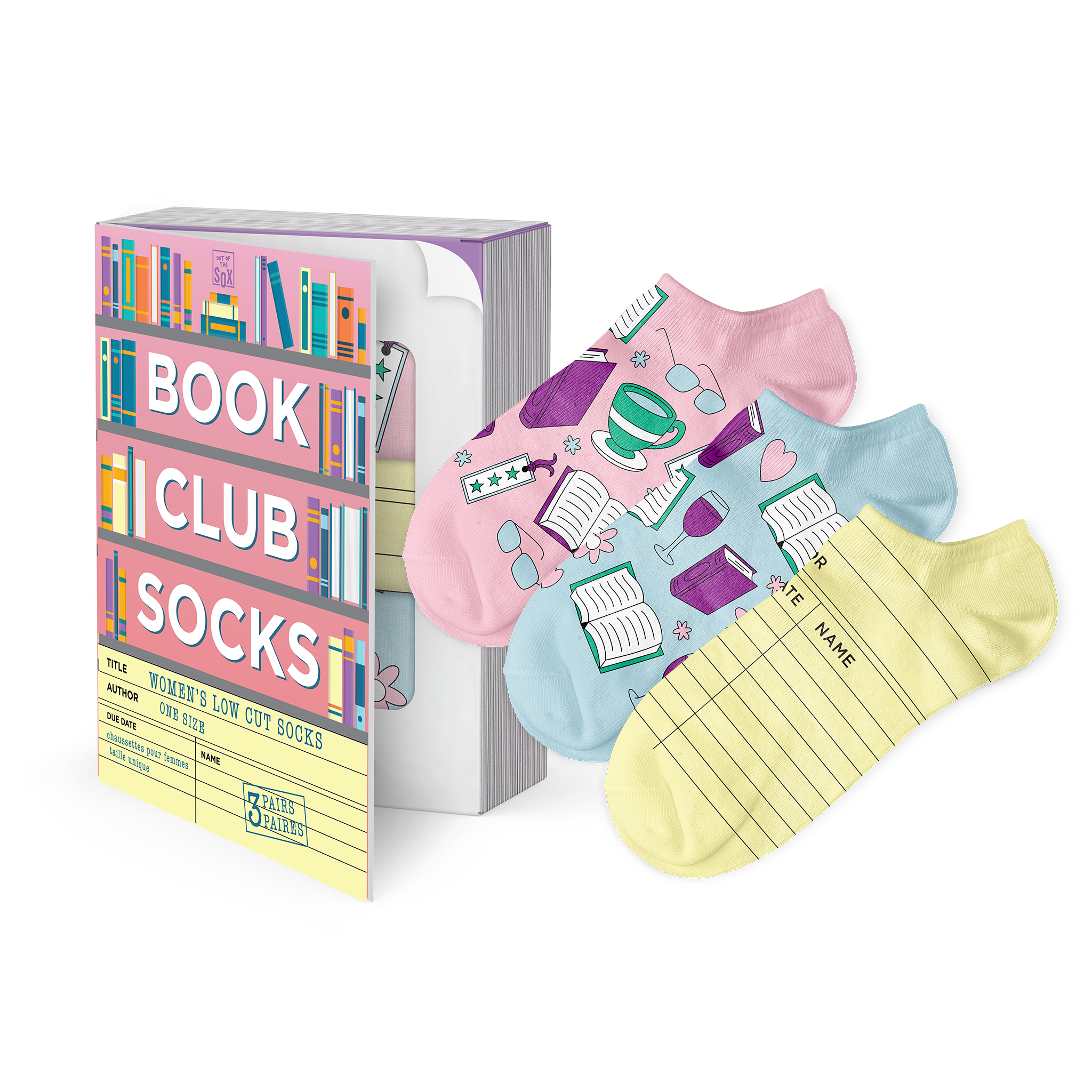 Women's 3-Pack Book Club Socks