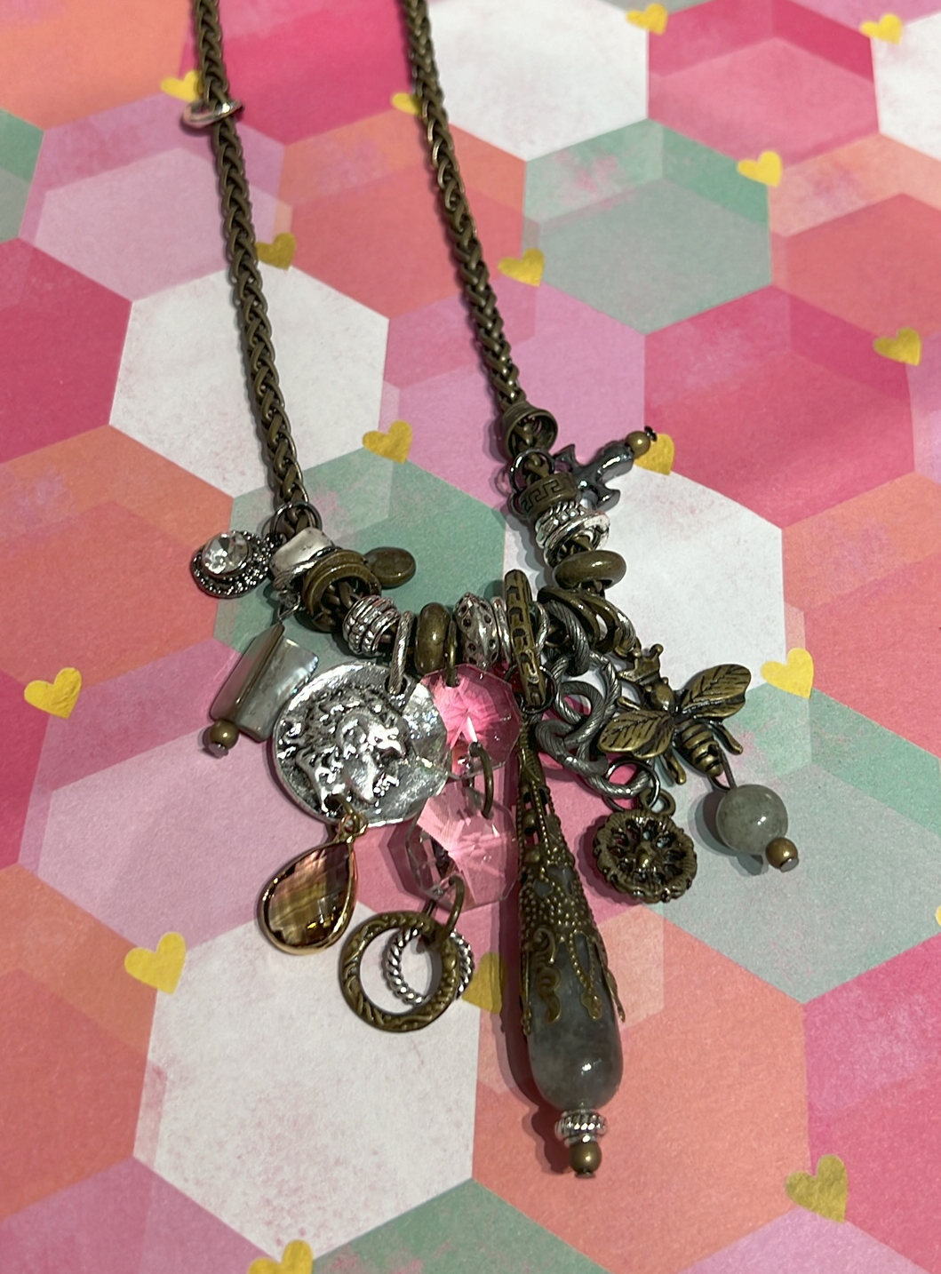Short Mix Trinket Necklace