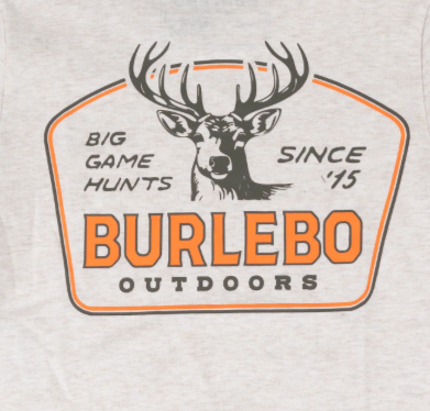Burlebo - Short Sleeve Tee - Big Game Hunts - Oatmeal