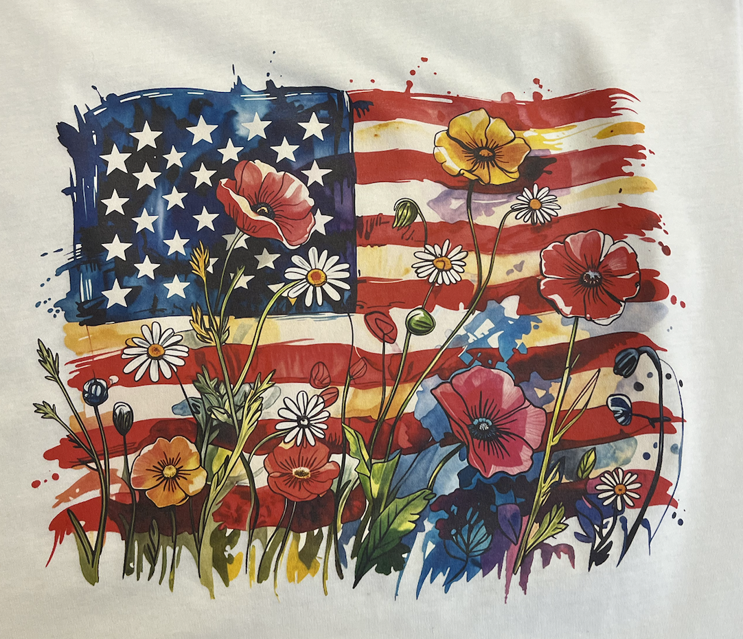 Wildflower Flag Tee