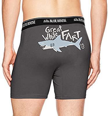 Little Blue House Great White Fart Men's Boxers