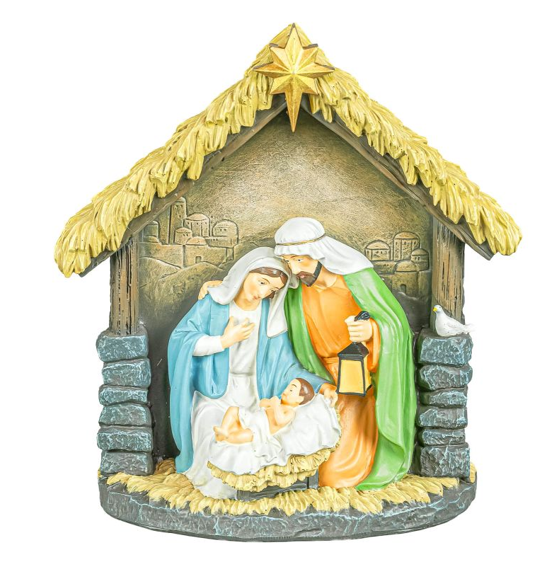 Traditional Holy Family Manger Tabletop