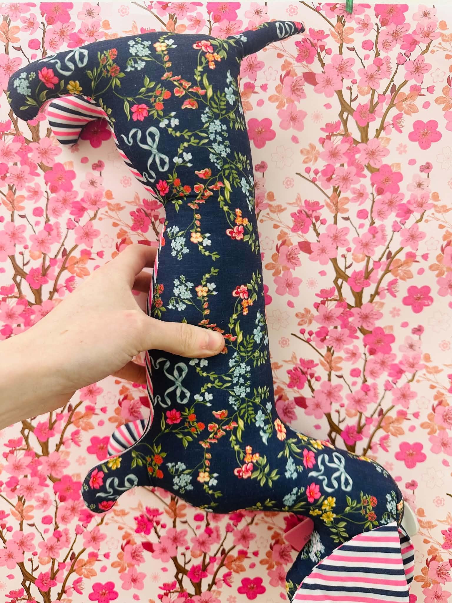 Simply Southern Dog Plush - Ribbon Flower