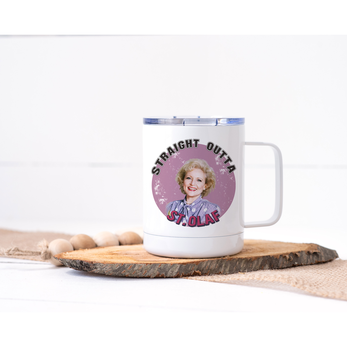 Straight Outta St. Olaf - GG Stainless Steel Travel Mug