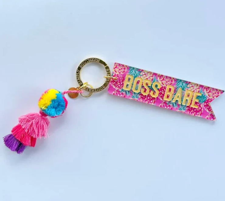 SS Boss Babe Acrylic Key Chain