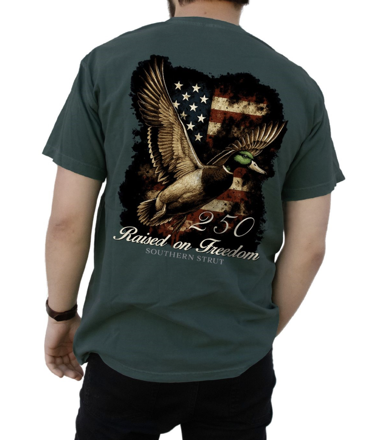 Raised On Freedom Mallard - Blue Spruce