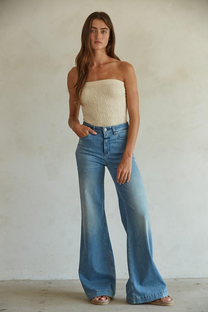 JACQUARD TUBE TOP