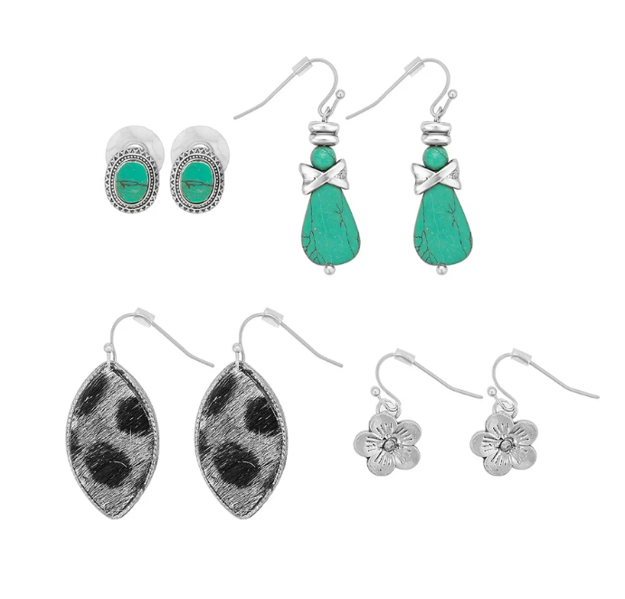 Audrey's Joy Set Of Four Earrings