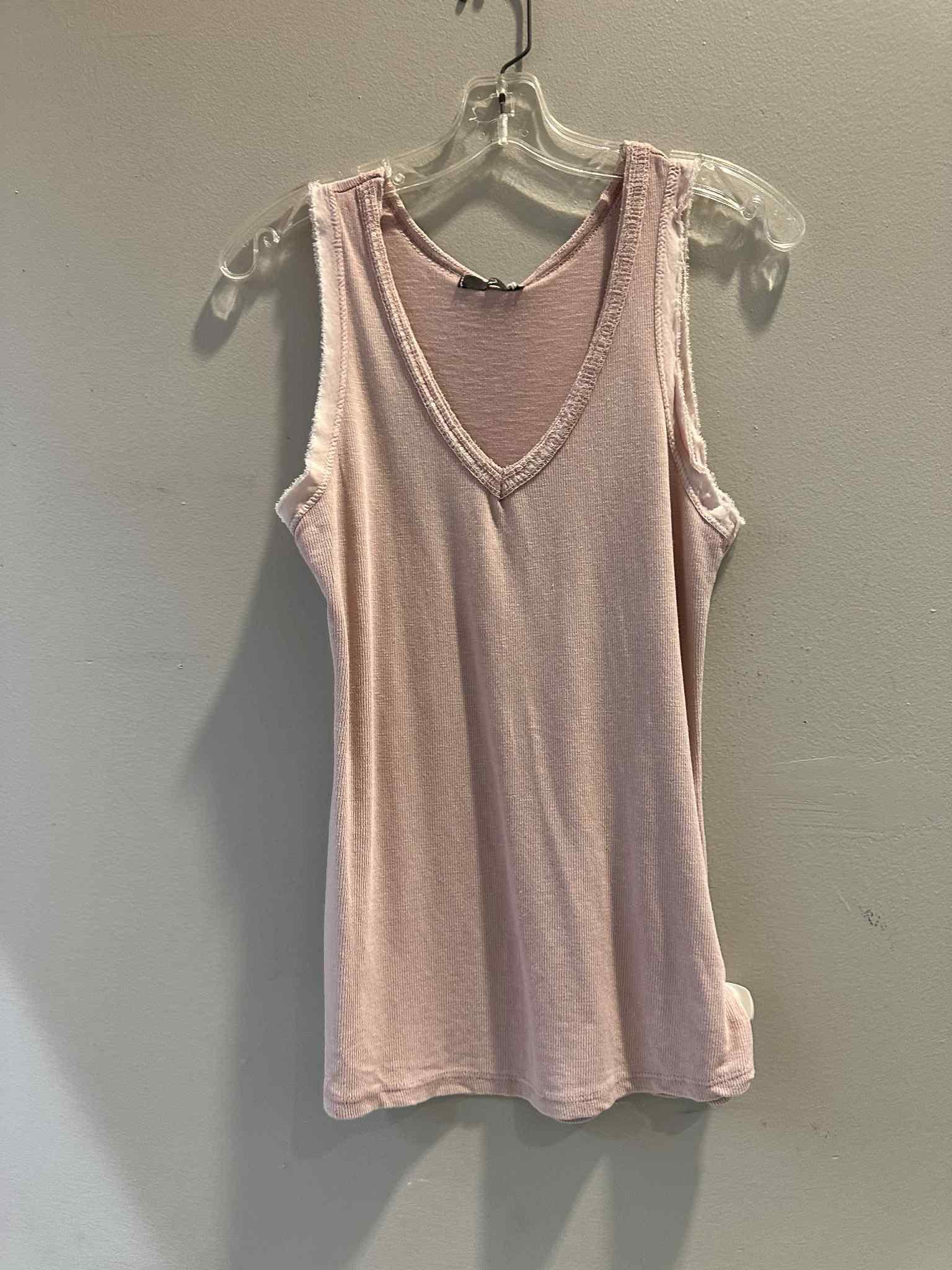 Sequin V-Neck Tank O/S