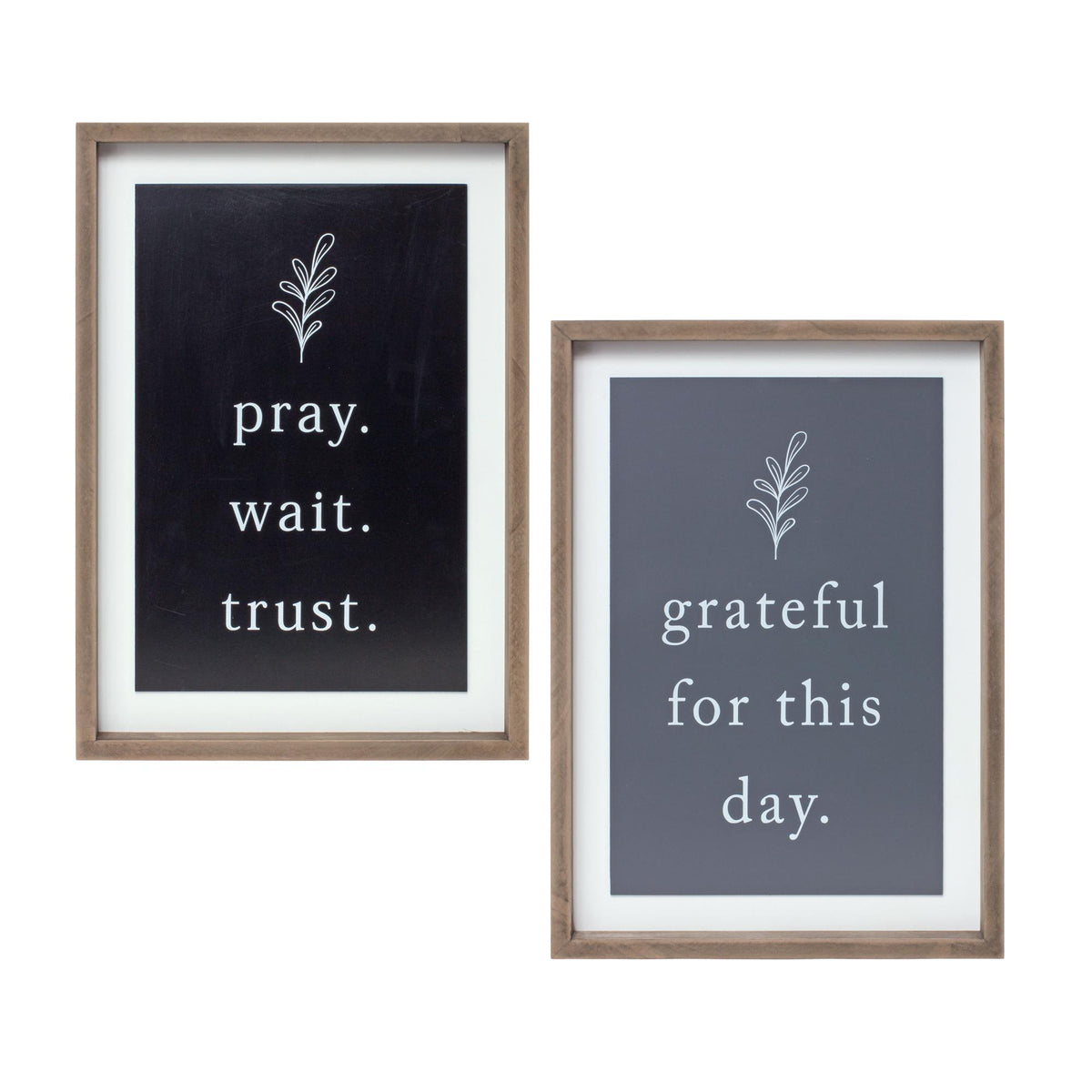 Grateful & Trust Plaque