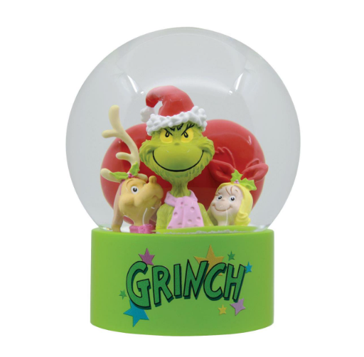 Grinch, Max & Cindy Snow Globe