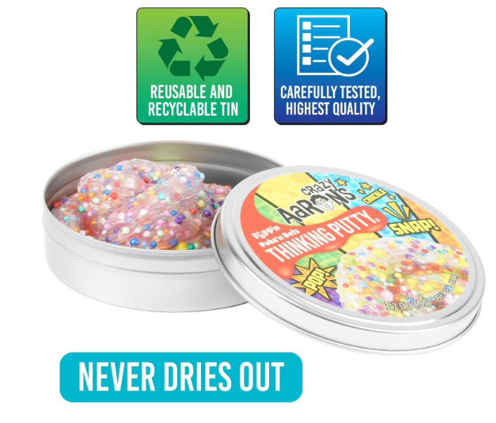 Crazy Aaron's Thinking Putty® - Popp'n Poke'n Dots