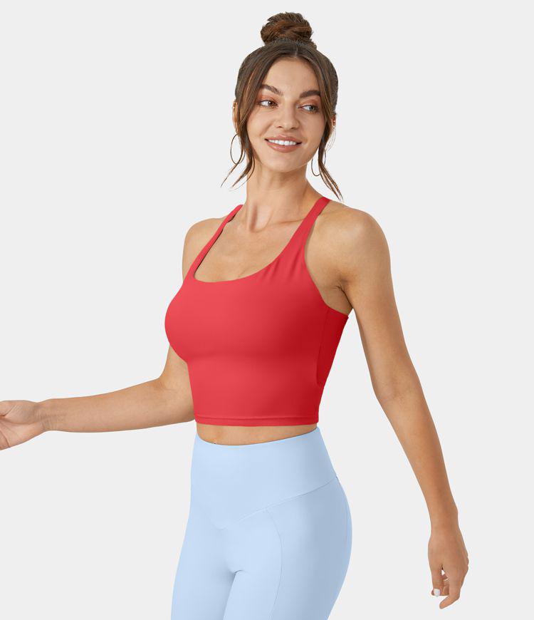 Crisscross Bittersweet Tank