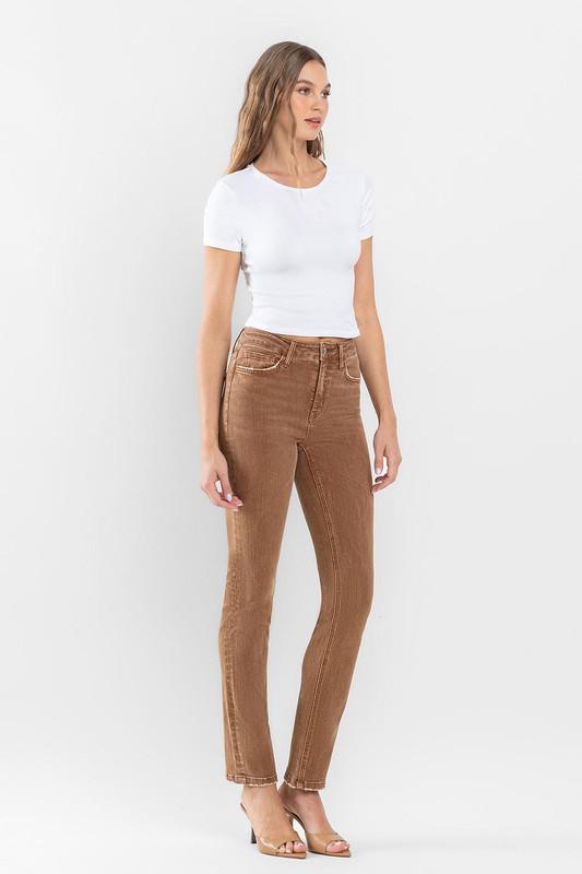 Toffee Slim Straight Jeans