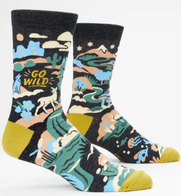 Go Wild M-Crew Socks