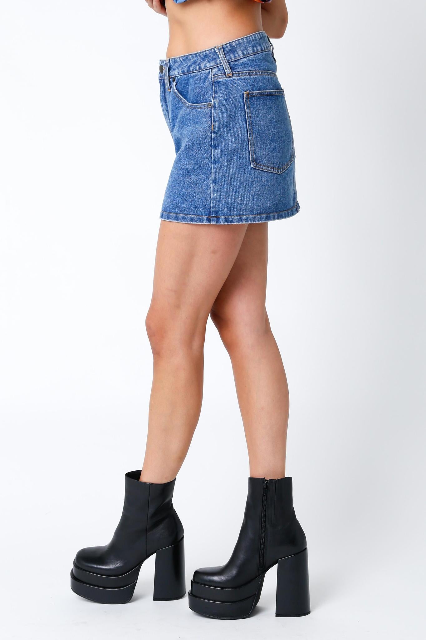 Jamie Denim Skirt