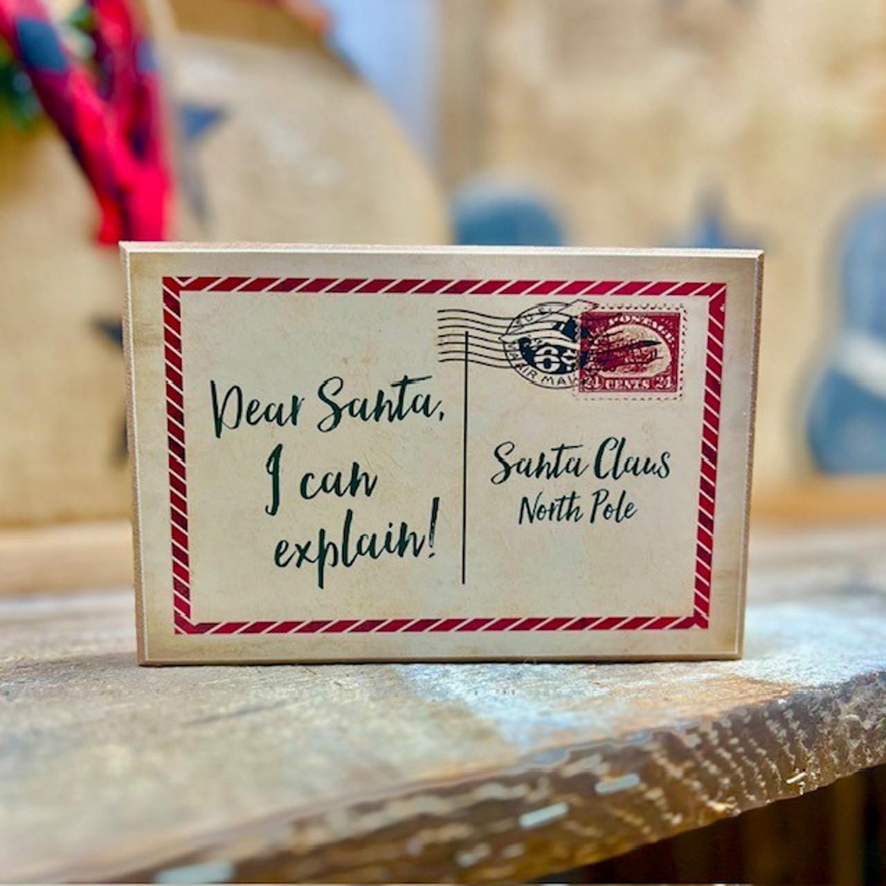 Christmas 4x6 Block Signs