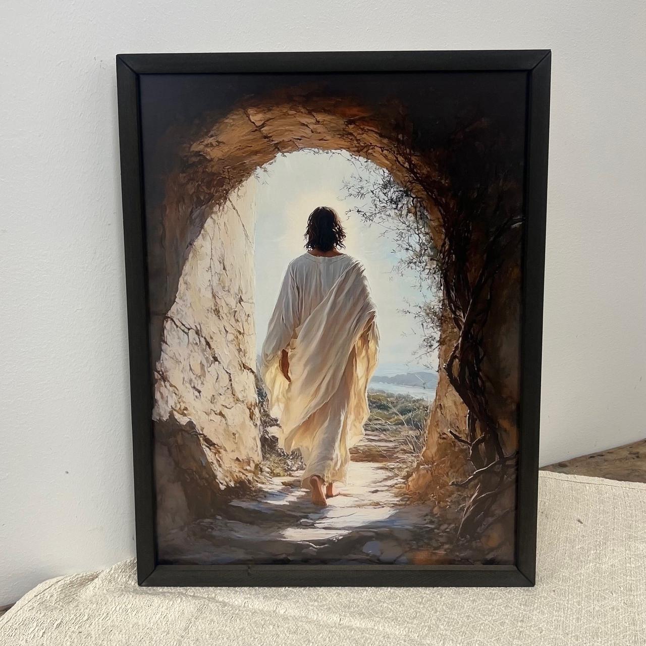 Empty Tomb Box Frame 18x24