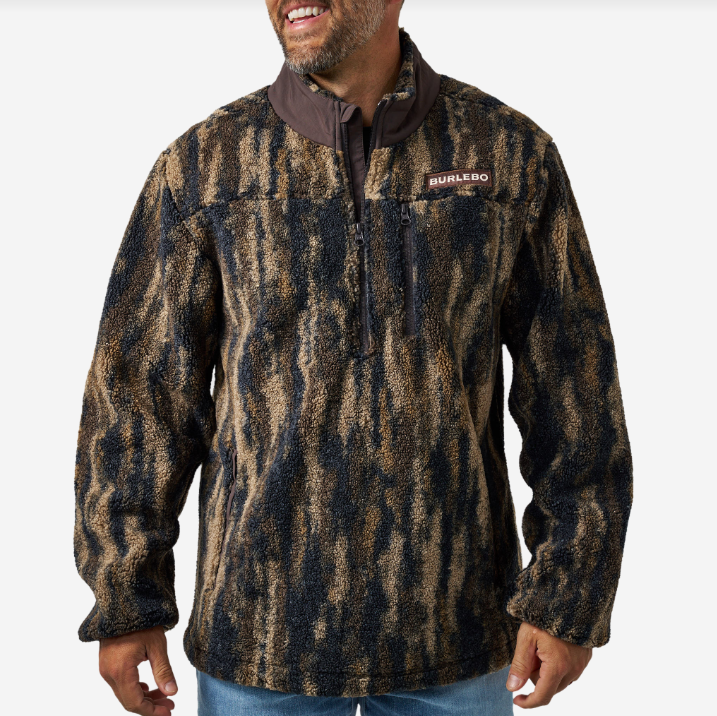 Sherpa - Quarter Zip - Midland Camo