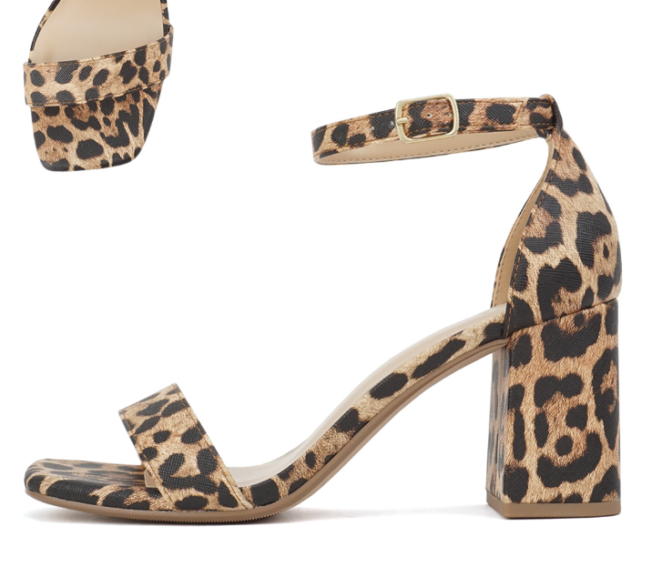 Larch Leopard Heels