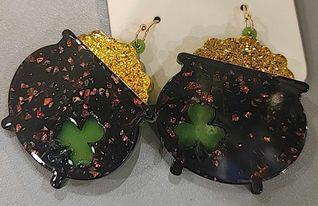 Pot Of Gold Earrings
