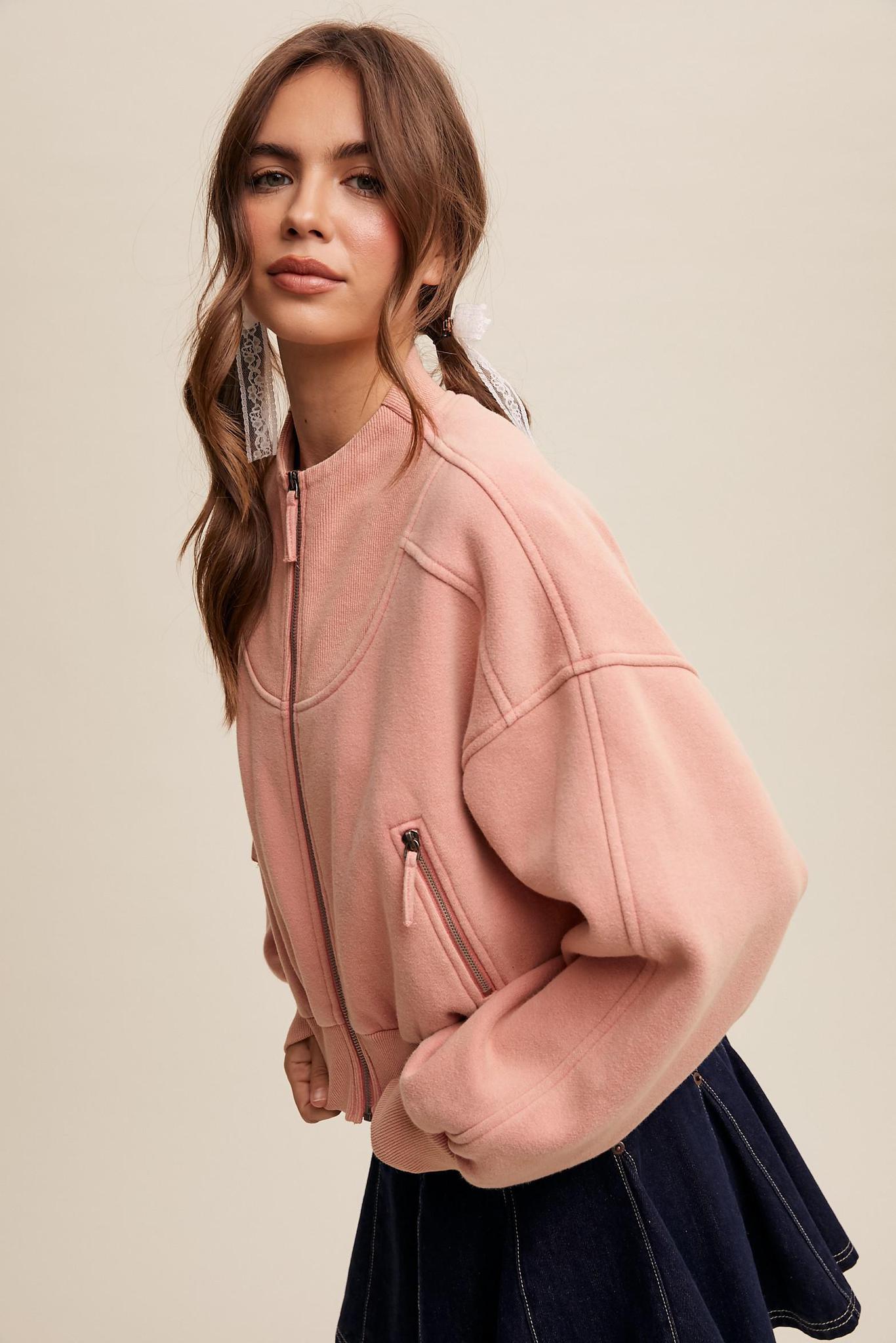 Blush Bomber Jacket