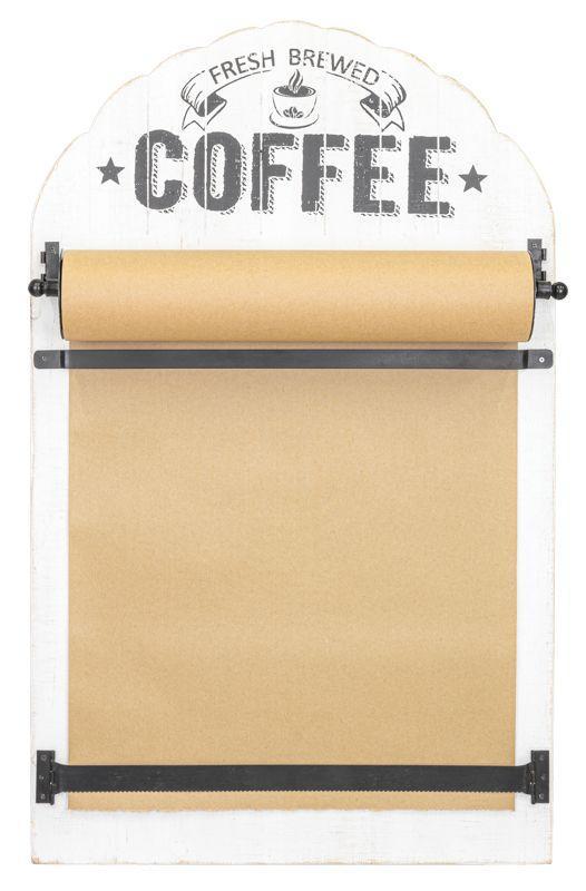 Coffee Notes Wall Hanger W/ Paper