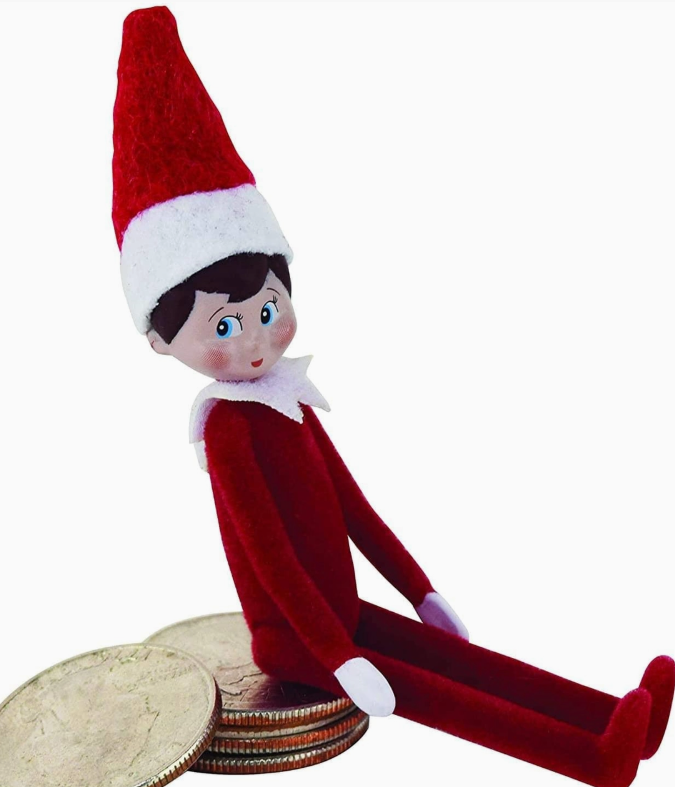 World's Smallest Elf On the Shelf
