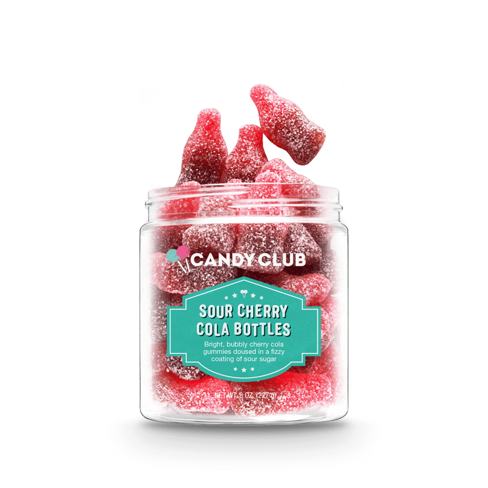 Sour Cherry Cola Bottles Candy