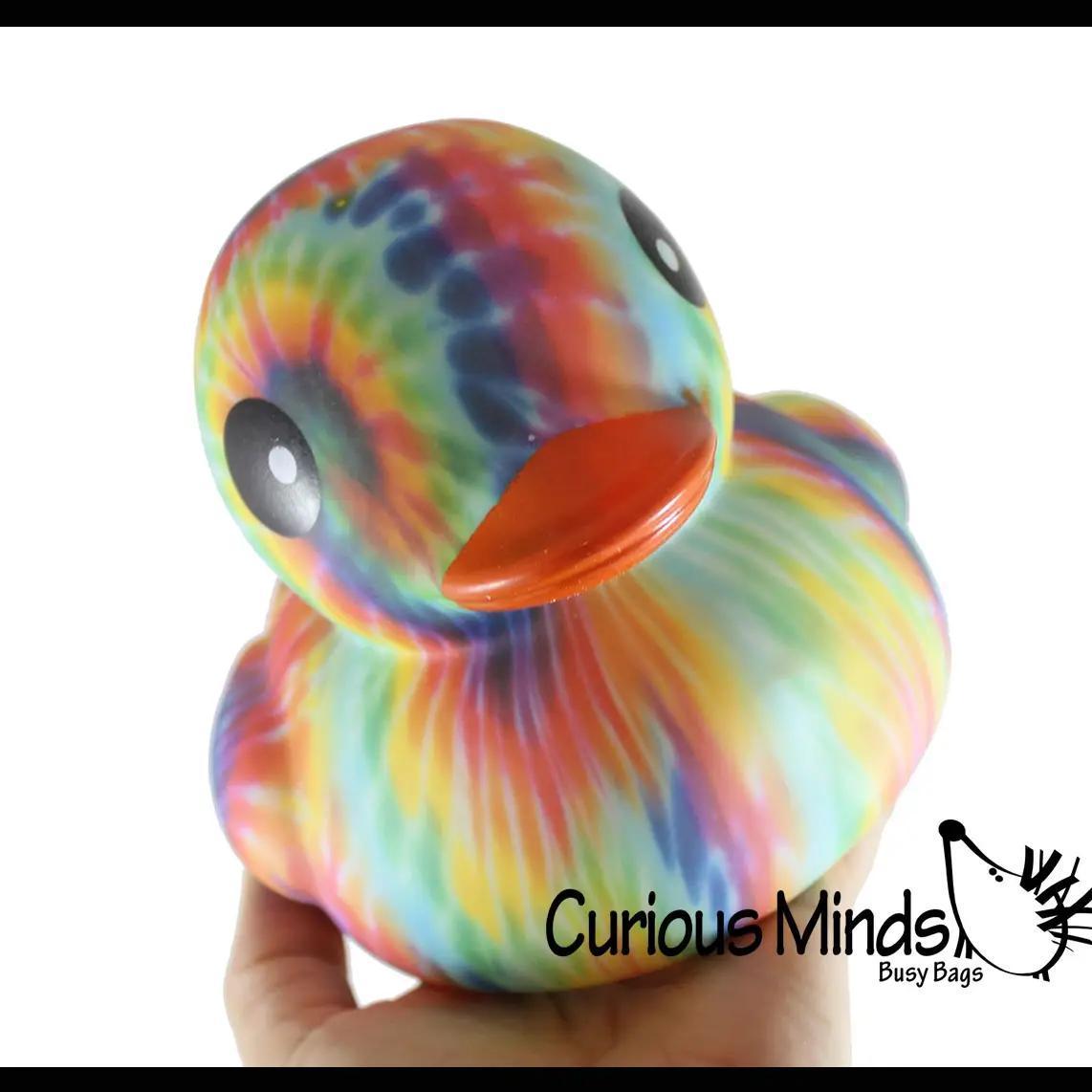 Jumbo Tie Dye Rubber Duck