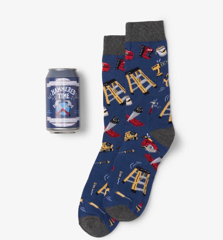 Handyman Men's Beer Can Socks