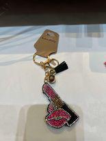 Lip Stick Bling Keychain