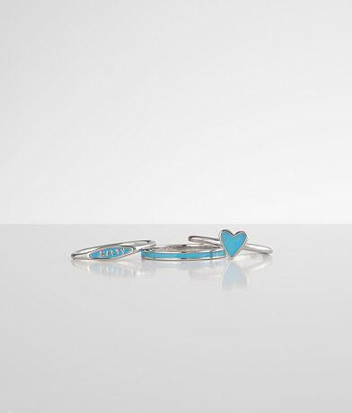 Salty Enamel Stacking Ring