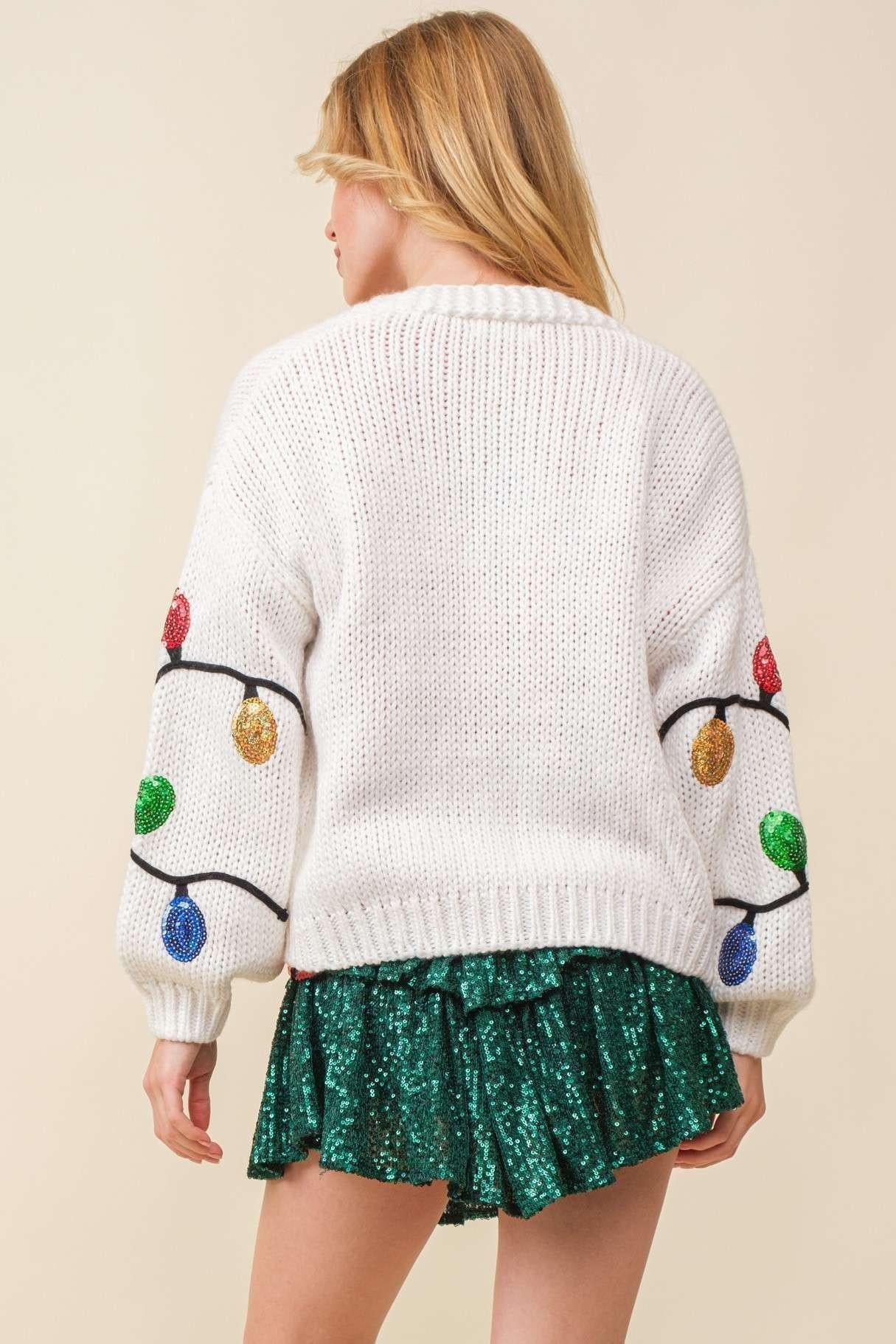 Christmas Light Cardigan