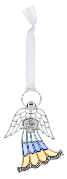 Stained Glass Angel Ornament